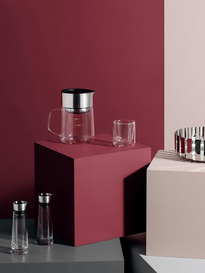 Westwing Tazas De Doble Vidrio Nero 2 uds