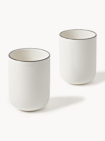 Westwing Tazas De Porcelana Facile 2 uds