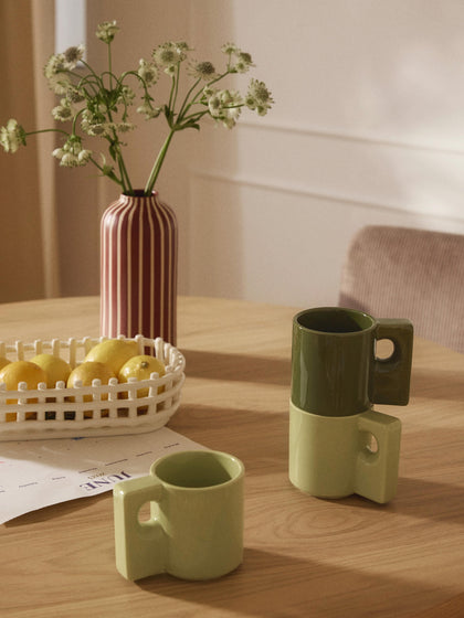 Westwing Tazas De Porcelana Keira 2 Uds