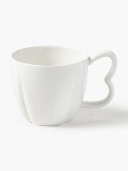 Westwing Tazas de porcelana Nera 4 uds