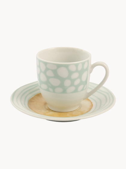 Westwing Tazas Espresso Con Platitos 6 Uds