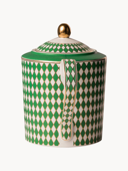 Westwing Tetera Artesanal De Porcelana Chess 1 1 L