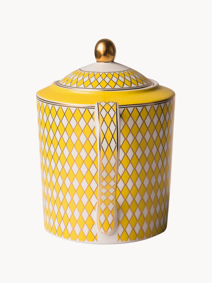 Westwing Tetera Artesanal De Porcelana Chess 1 1 L