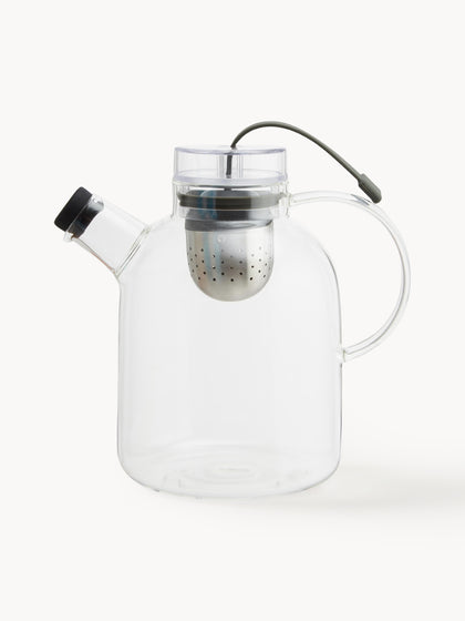 Westwing Tetera de vidrio con filtro Kettle 1 5 L