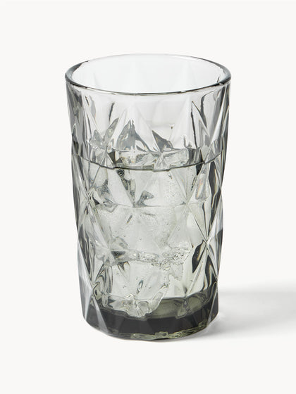 Westwing Vasos Altos Con Relieves Colorado 4 uds