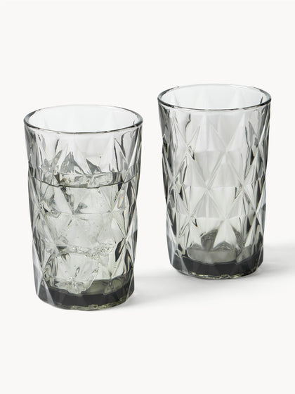Westwing Vasos Altos Con Relieves Colorado 4 uds