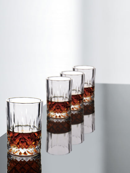 Westwing Vasos Chupito Con Relieve Harvey 4 uds