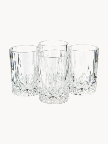 Westwing Vasos Chupito Con Relieve Harvey 4 uds