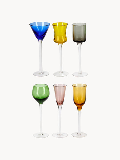 Westwing Vasos chupito soplados Lyngby 6 uds