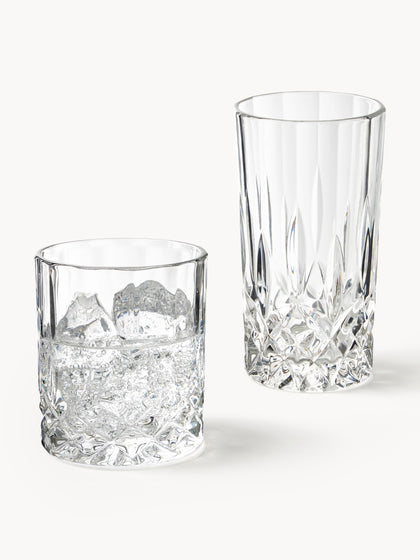 Westwing Vasos con relieves George 8 uds