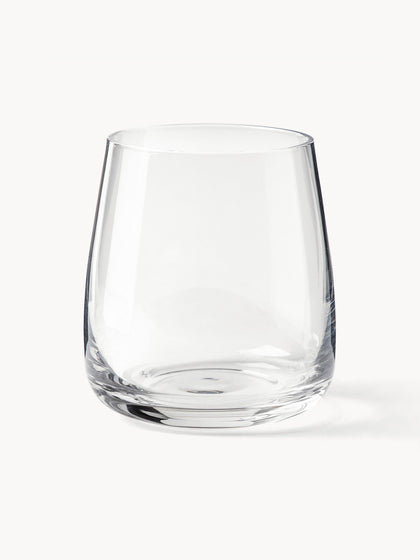 Westwing Vasos de agua artesanales Ellery 4 uds