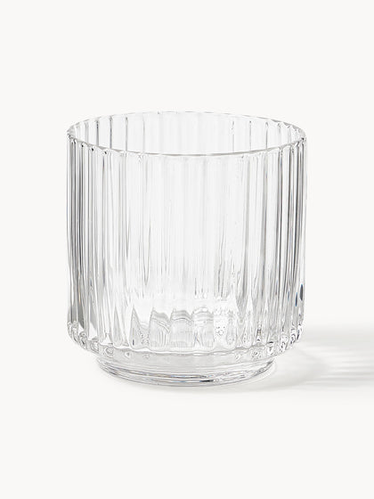 Westwing Vasos de agua soplados Aleo 4 uds