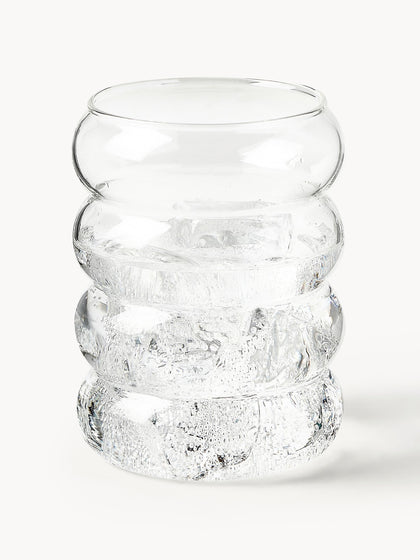 Westwing Vasos De Agua Soplados Bubbly 4 uds