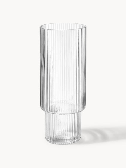 Westwing Vasos Soplados Con Relieves Ripple 4 Uds