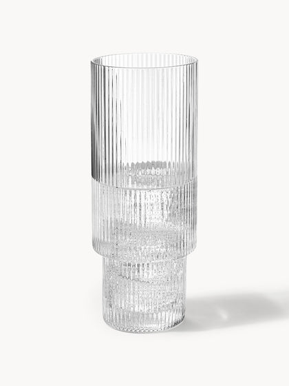 Westwing Vasos Soplados Con Relieves Ripple 4 Uds