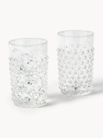 Westwing Vasos Soplados Hobnail 6 uds