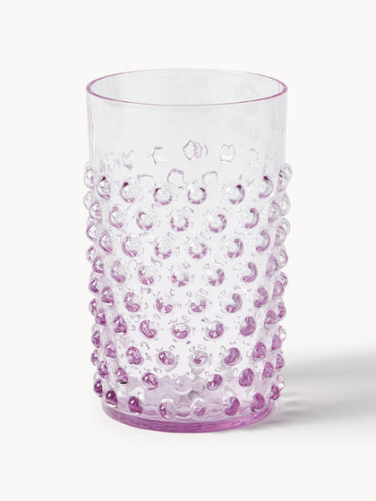 Westwing Vasos soplados Hobnail 6 uds