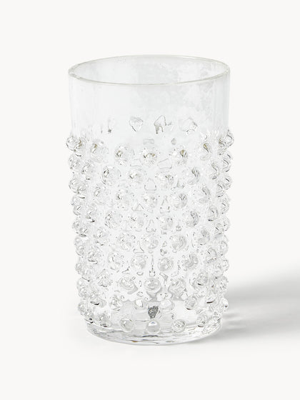 Westwing Vasos soplados Hobnail 6 uds