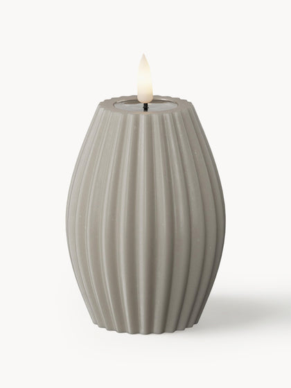 Westwing Vela LED artesanal Round Stripe 10 cm