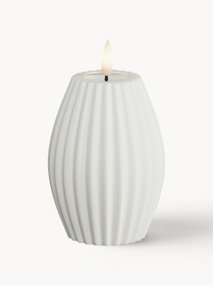 Westwing Vela LED artesanal Round Stripe 10 cm