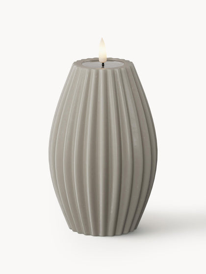 Westwing Vela LED artesanal Round Stripe 15 cm
