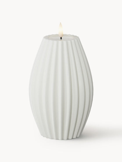 Westwing Vela LED artesanal Round Stripe 15 cm
