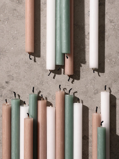 Westwing Velas Cónicas Stoff Nagel 12 Uds