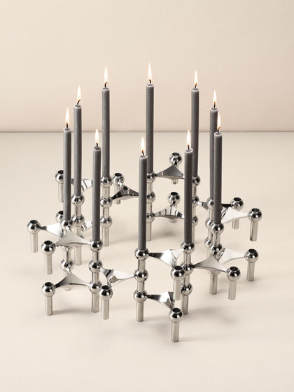 Westwing Velas Cónicas Stoff Nagel 12 Uds