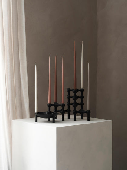 Westwing Velas Cónicas Stoff Nagel 6 uds