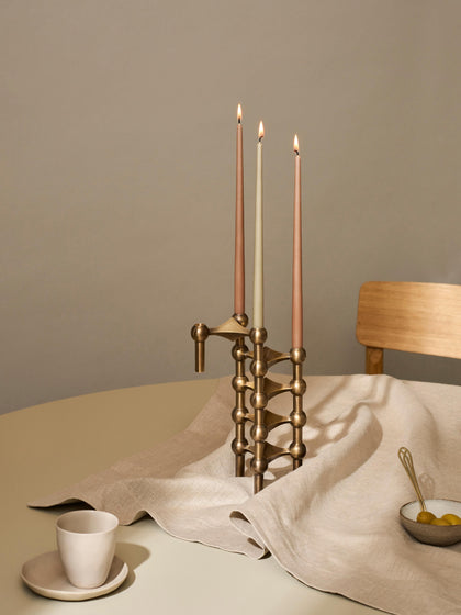 Westwing Velas Cónicas Stoff Nagel 6 uds