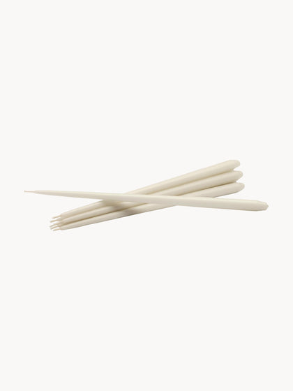 Westwing Velas cónicas Stoff Nagel 6 uds