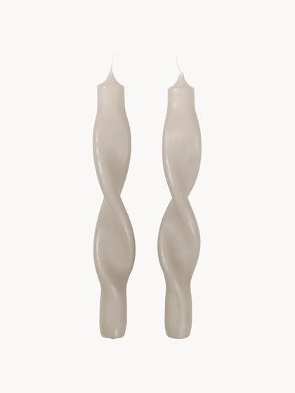 Westwing Velas cónicas Twist 2 uds