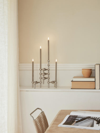 Westwing Velas LED Stoff Nagel 2 Piezas