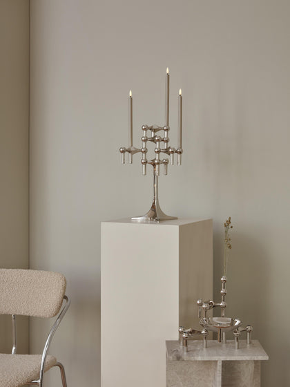 Westwing Velas LED Stoff Nagel 2 Piezas
