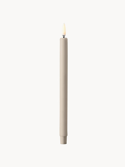 Westwing Velas LED Stoff Nagel 2 piezas