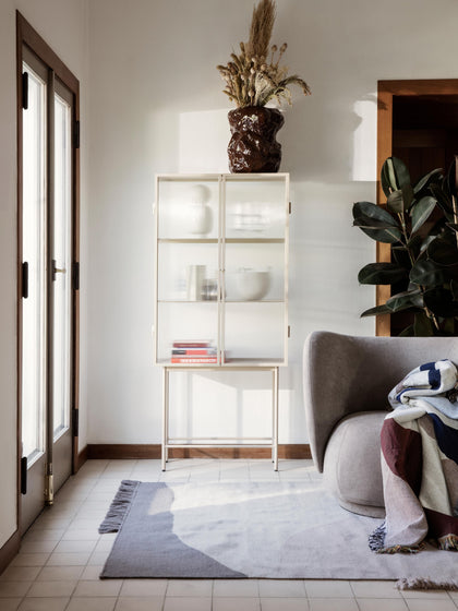 Westwing Vitrina Con Puertas De Vidrio Haze