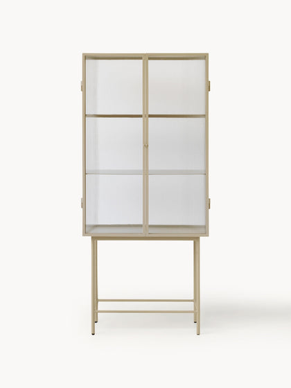 Westwing Vitrina Con Puertas De Vidrio Haze