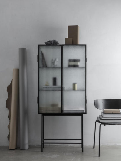 Westwing Vitrina Con Puertas De Vidrio Haze