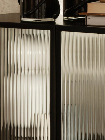 Westwing Vitrina Con Puertas De Vidrio Haze