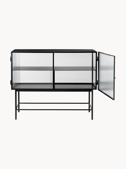 Westwing Vitrina Con Puertas De Vidrio Haze