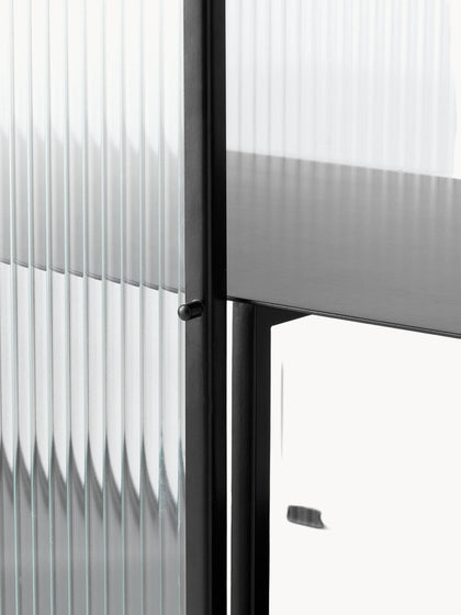 Westwing Vitrina Con Puertas De Vidrio Haze