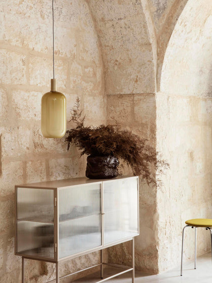 Westwing Vitrina Con Puertas De Vidrio Haze