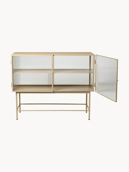 Westwing Vitrina Con Puertas De Vidrio Haze