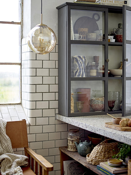 Westwing Vitrina De Madera De Abeto Tone