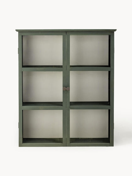 Westwing Vitrina de madera de abeto Tone