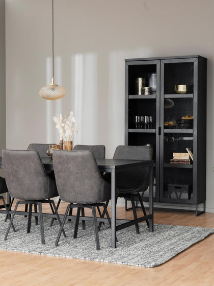 Westwing Vitrina De Madera De Roble Everett