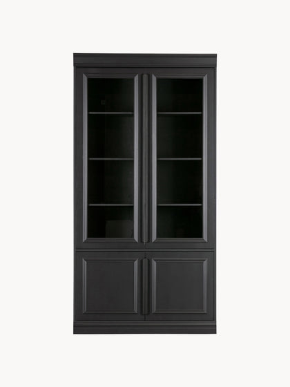 Westwing Vitrina de madera de roble Organize