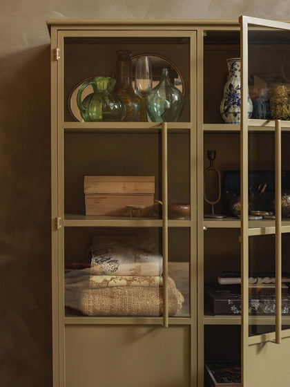 Westwing Vitrina De Metal Exhibit