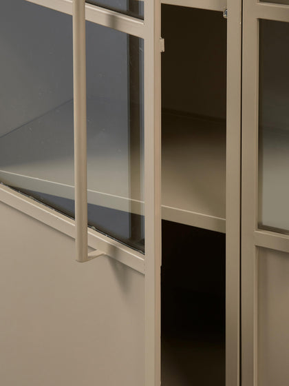 Westwing Vitrina De Metal Exhibit