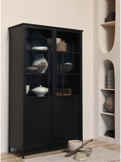 Westwing Vitrina De Metal Exhibit